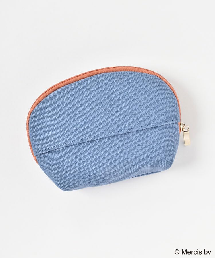 Marimo Craft MIFFY Colorful Sagara Series Tissue Pouch, Blue, Fluffy Material, for Cosmetics and Small Item Storage, Approximately W145 X H105 X