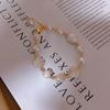 Fashion Simple Freshwater Pearl 14K Gold Plated Beaded Geometric Women's Trendy Party Bracelet HUIXUN