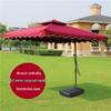 Waterproof Sunshade Umbrella for Balcony, Advertising, Roman Style, Security Booth, Stall, and Courtyard