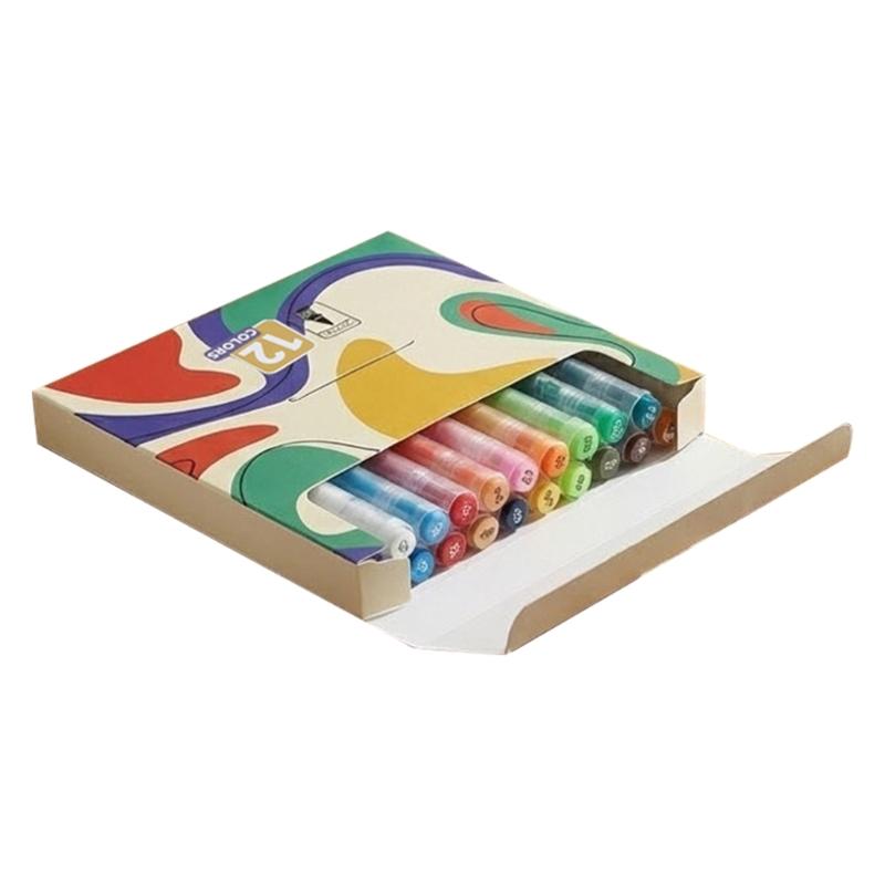 Professional Drawing Sketching Colored Acrylic Markers Safe Inks Smooth Writing Experience Gift Ready Bucket Packaging
