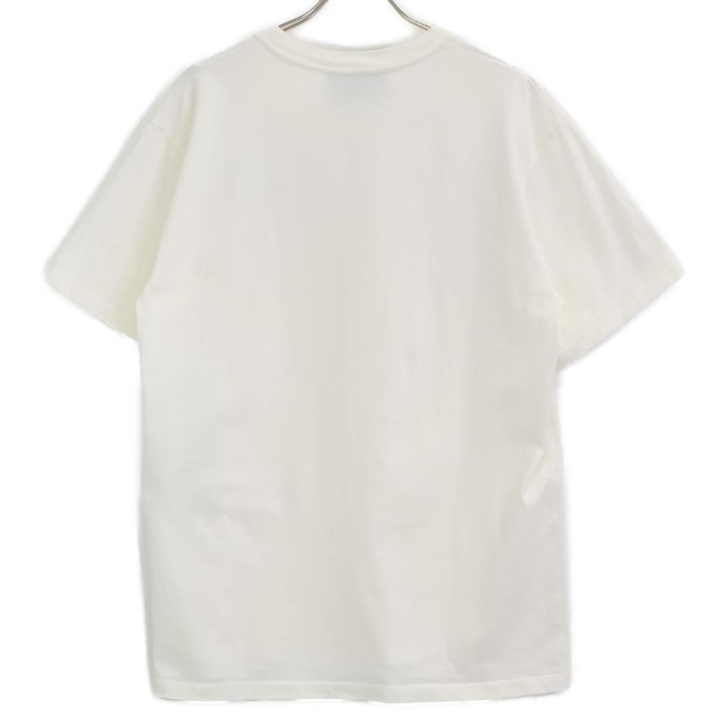 GUCCI 565806 XJAZY White Logo Blade T-Shirt tops S IvoryUsed