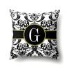 Polyester Pillow Case Home Decoration Geometric Print 26 English Letters Bedside Cushion Cover
