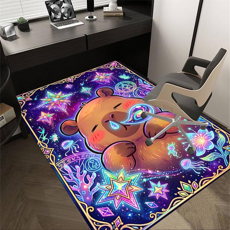 

1PC Bear Galaxy Non-Slip Floor Carpet Compatible for Office&Living Room&Bedroom&Dining room - Soft & Pattern-G0355 60cm by 90cm