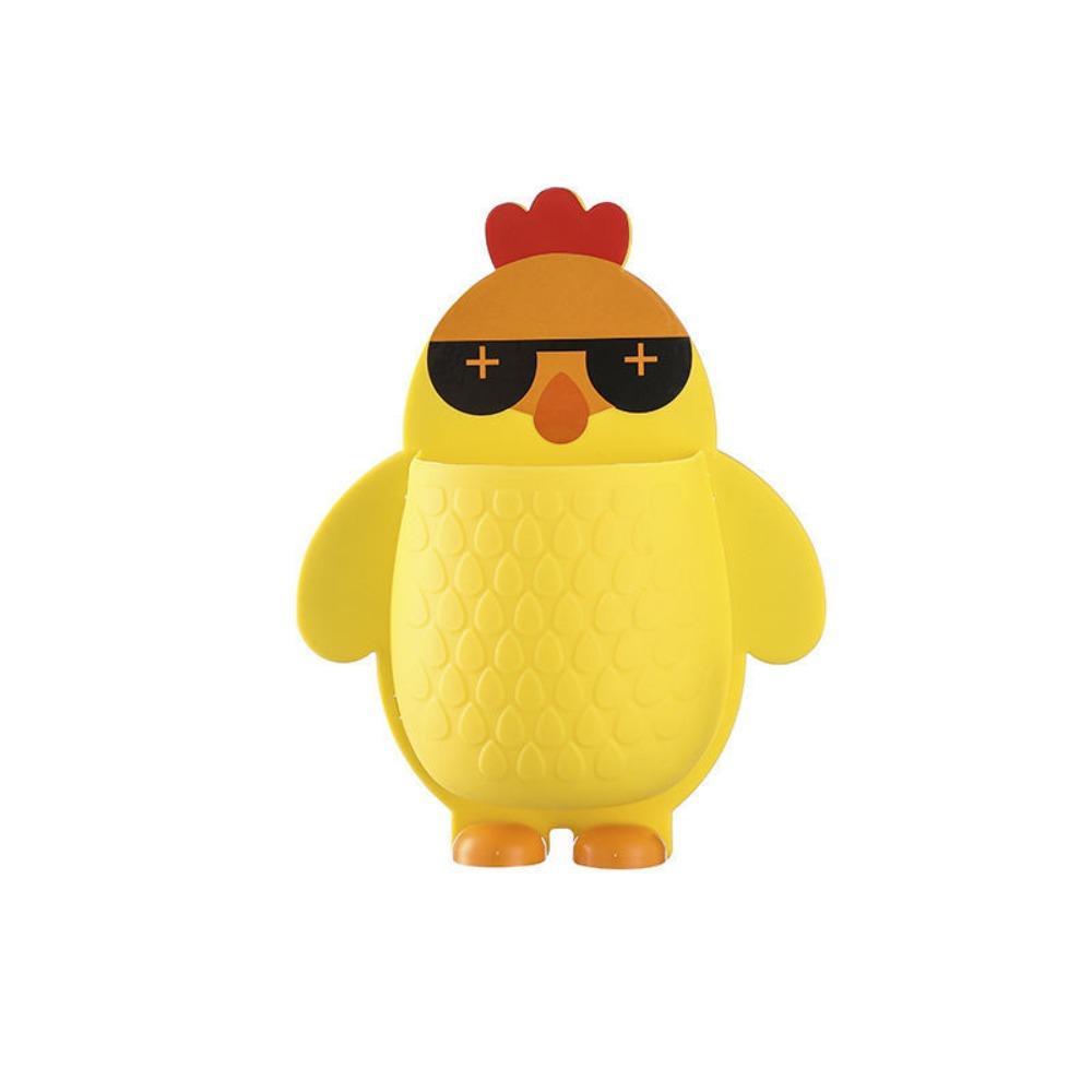 No Punching Toothbrush Toothpaste Holder Drainable Kitchen Hanging Basket Cute Bathroom Shelf