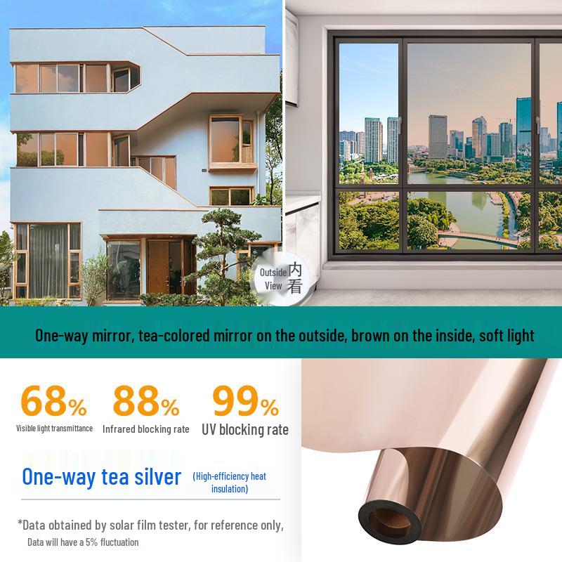 One-Way Vision Heat Insulation Sun Protection Glass Film