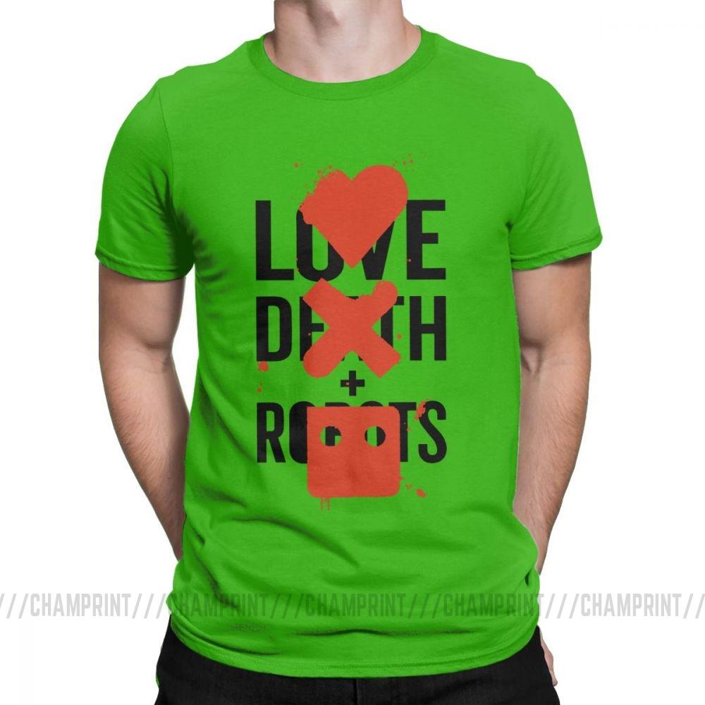 Cooles Love Death And Robots T-Shirt Großes Fan-T-Shirt Heavy Metal Sci-Fi
