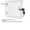 Large Thermostat Lock Box Cover with Key Transparent Design Easy To Install Universal Clear Thermostat Cover AC Lock Box Cover