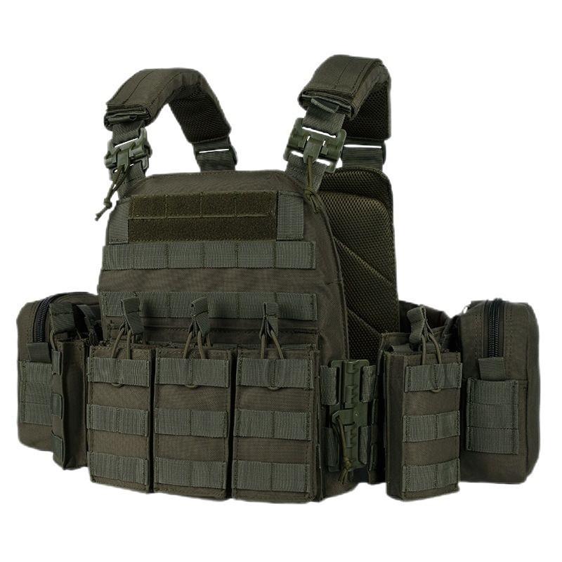 ZTZ Multifunktionale Schnellabwurf-Weste Militärfans Training Outdoor Schutz Wasserdicht Verschleißfest Camouflage Uniform