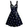Halloween skirt women's dress new skeleton spider web digital printing suspender vest dress women