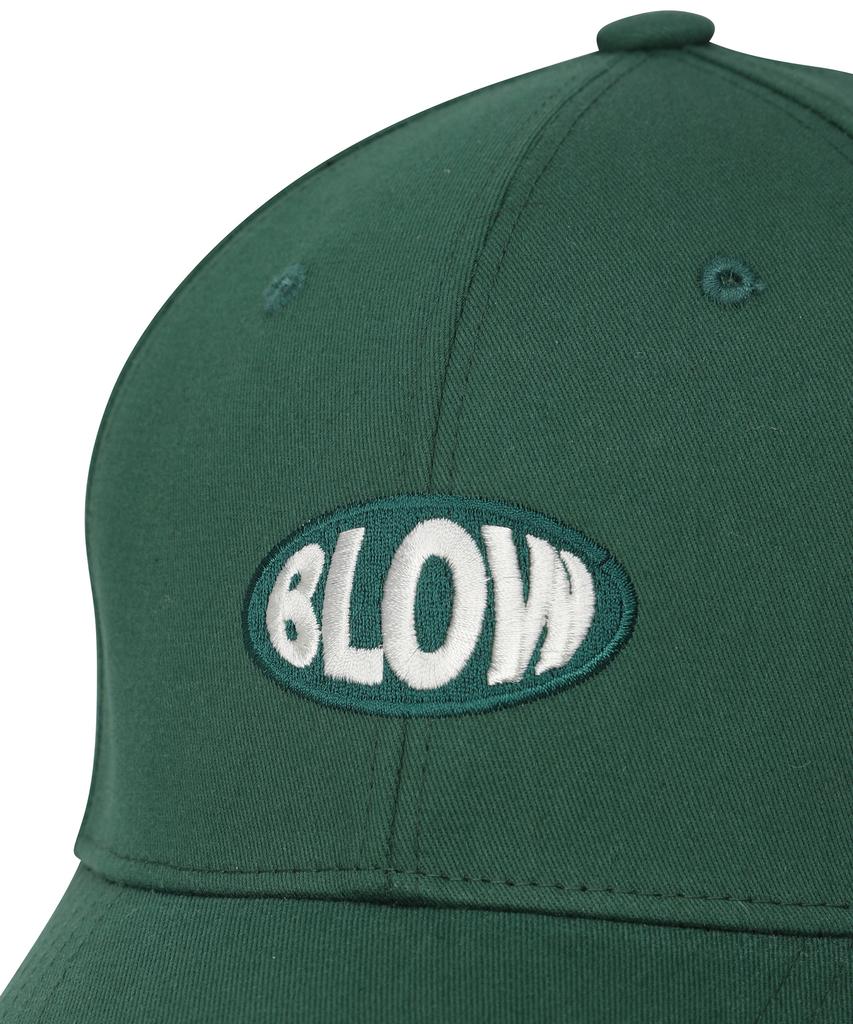 BLOW Tone-On-Tone Logo Ball Cap - Deep Green