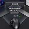 SeenDa Şarj Edilebilir Ergonomik Fare 2.4G Kablosuz İztopu Faresi Kolay Başparmak Kontrolü BT Fareleri PC Dizüstü Bilgisayar için