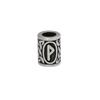 Retro Viking Rune Stainless Steel Beads - Non-Fading Titanium Accessory