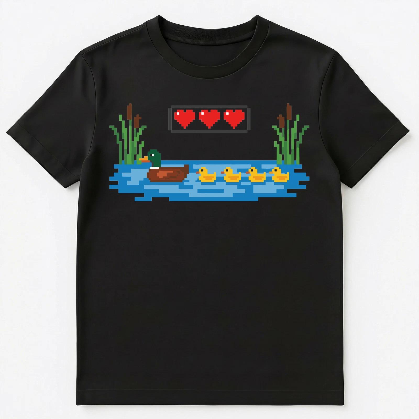 

Gamer Mother Duck Lives Health Bar Video Gaming Unisex T-Shirt S