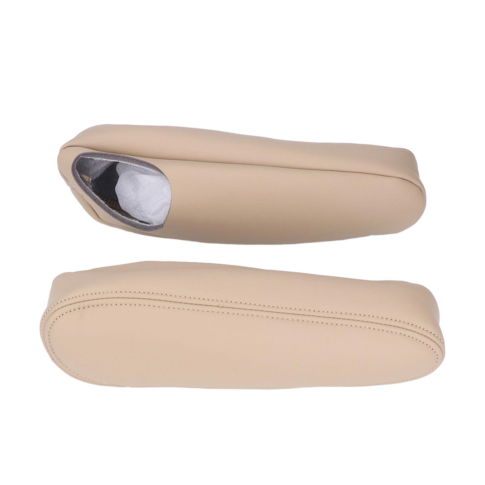 

Чехол подлокотника переднего сиденья автомобиля из искусственной кожи, замена для Chevrolet Tahoe Suburban 1500 бежевый