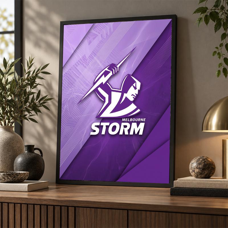 Melbourne Storm Diamond Painting Kit 5D Full Drill DIY Diamond Mosaic Wall Art Home Decor
