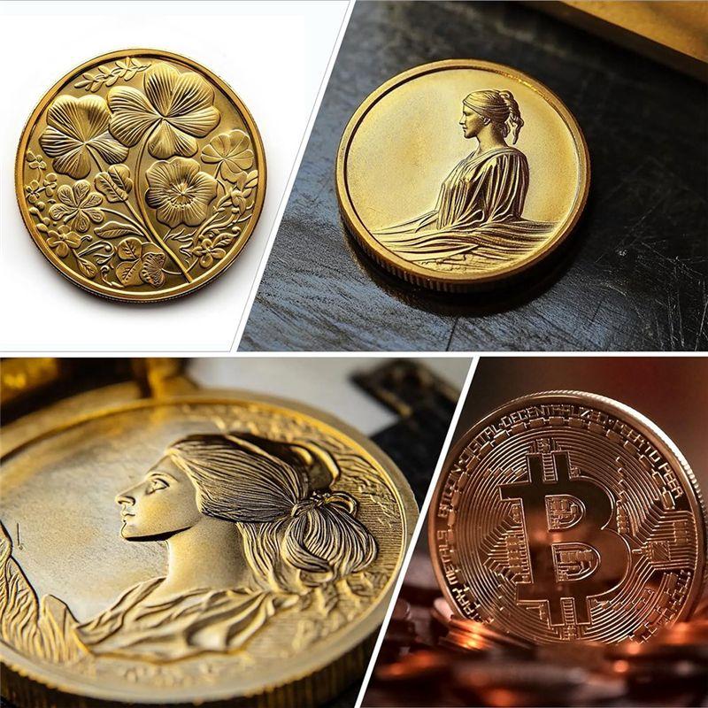 AEE4-6Pcs Blank Coins For Engraving, 40Mm Coin Blanks Laser-Engraving Blanks Custom Challenge-Coins Polished Metal