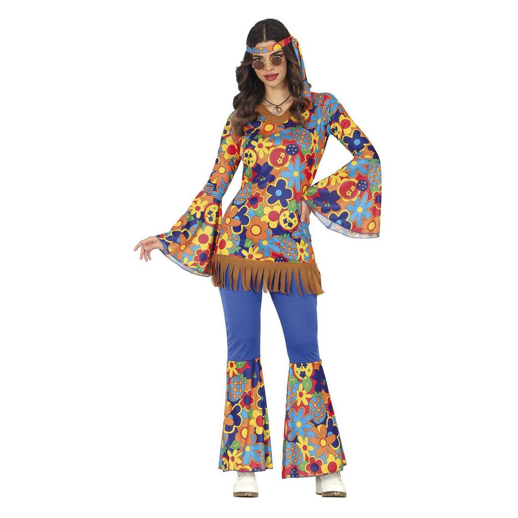 Fiestas Guirca Womens/Ladies Hippie Flower Costume Set