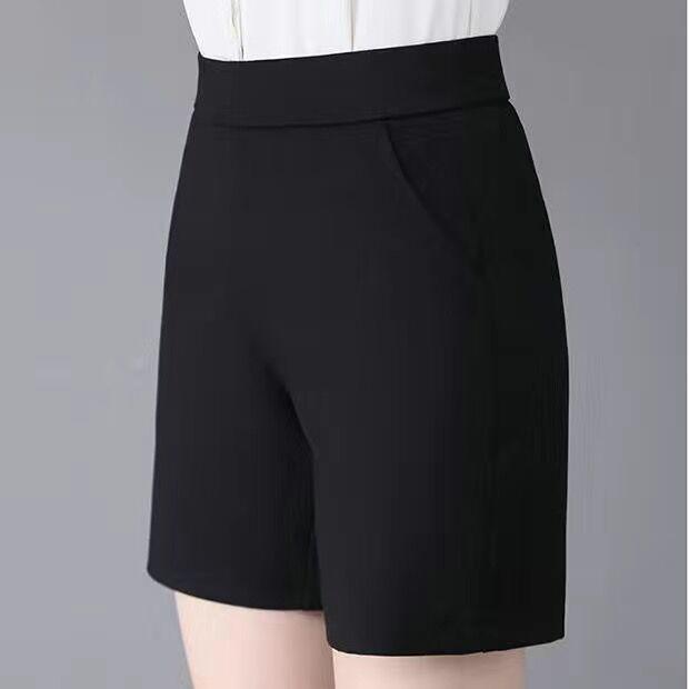 

Women s High-Waisted Summer Wide-Leg Casual Pants Suit 3XL (65-70 kg) чёрный