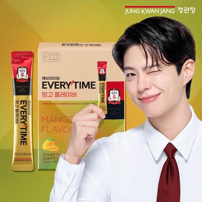 [Inner Beauty] Everytime Mango Flavor (10ml*20 Sticks) - Red Ginseng for Skin Glow & Vitality