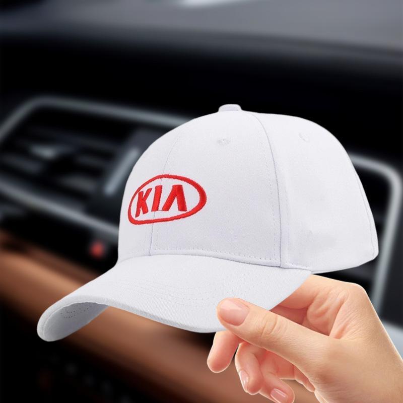 Car Baseball Cap Outdoor Adjustable Casual Hats Sunscreen Hat for KIA Sportage Rio Ceed Picanto K5 K9 Sorento Accessories