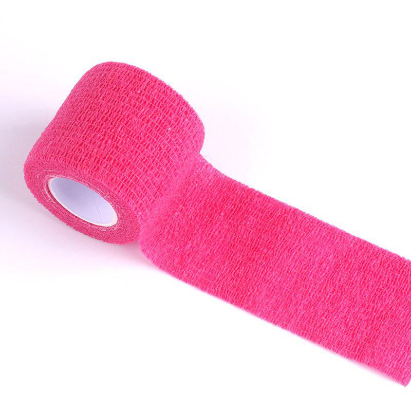 1PC Pet Bandagens Anti-incrustantes Dispositivos Autoadesivos para Cães Gatos Bandagem Elástica Pé Externo Protetora Sem Pelos Tiras de Pano