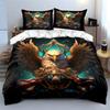 "Patriotic Eagle Crest Set" Multiple sizes kid's and adults' bedroom Exquisite 3PC bedding set gift