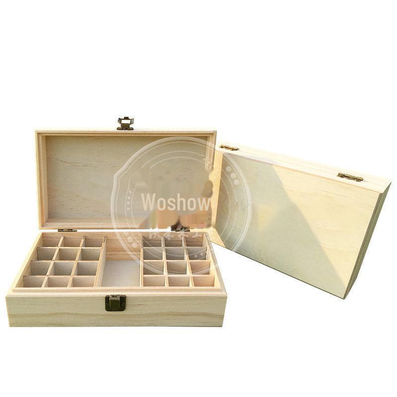 

Деревянная коробка для хранения эфирных масел doTERRA - многосекционный домашний сувенирный стенд. 24+1 grid