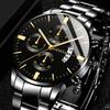 1/2pcs Luxury Men Business Watch Stainless Steel Calendar Big Dial Watches for Men Fashion Sports Casual Quartz Wristwatch Clock