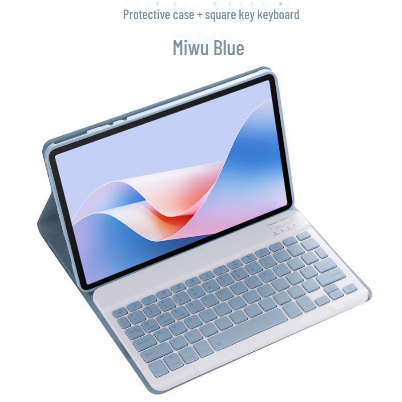 Bluetooth Keyboard Protective Case for 2024 Xiaomi Redmi Pad SE 8.7-Inch