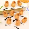 10-100PCS Kawaii Bow Tie Little 3D Capybara Hairpin Spring Clip Duckbill Clip Bangs Clips Side Clips Headwear Hair Accessories