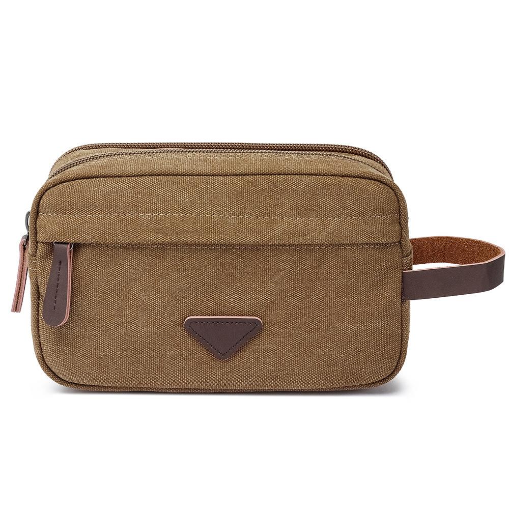 Canvas Bag Portable Toiletries Clutch Bag Portable High Quality Storage Bag Women'S Nail Bag