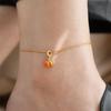 PANJBJ 925 Silver Color Mosubi Zircon Anklet For Women Girl Simplicity Retro Exquisite Jewelry Birthday Gift Dropshipping