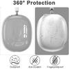 Case Cover for AirPods Max Headphones, Clear Soft TPU Earcup Cover for AirPods Max, Anti-Scratch Transparent Accessories Skin Protector for Apple
