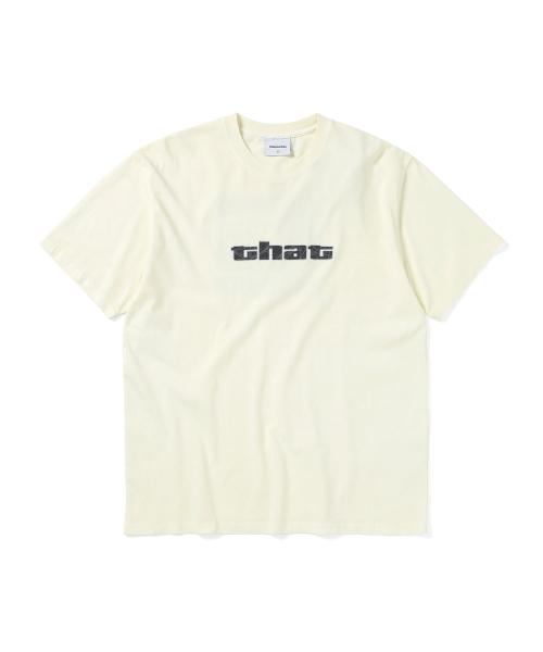Thisisneverthat Big Initial Tee Ivory S