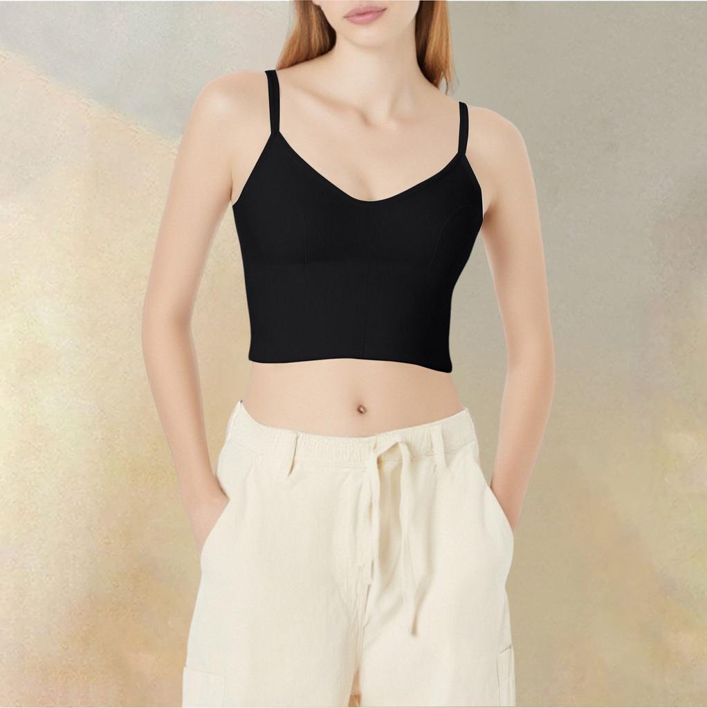 Women's Sleeveless Pleated Vest Shirt Top
