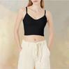 Women's Sleeveless Pleated Vest Shirt Top
