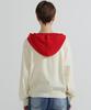 AVIREX SWEAT LOOK KNIT HOODIE Women's F Size 033 off white 783-6131602