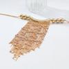 Multi-layer Long Sweater Chain Tassel Bead Bohemian Style Necklace Tassel Long Necklace  Party