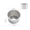 Filtri per Caffè Espresso da 51/54/58MM Sostituzione Acciaio Inossidabile per Portafiltro Senza Fondo Accessori Barista Caffetteria