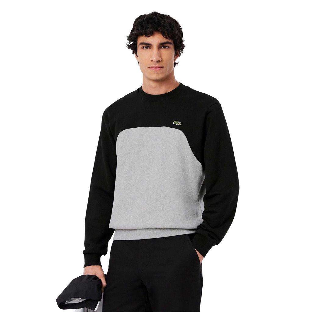 Lacoste Mens Colour Block Fleece Sweatshirt