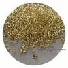 MIYUKI Transparent Gold Glass Seed Beads with Silver Lining