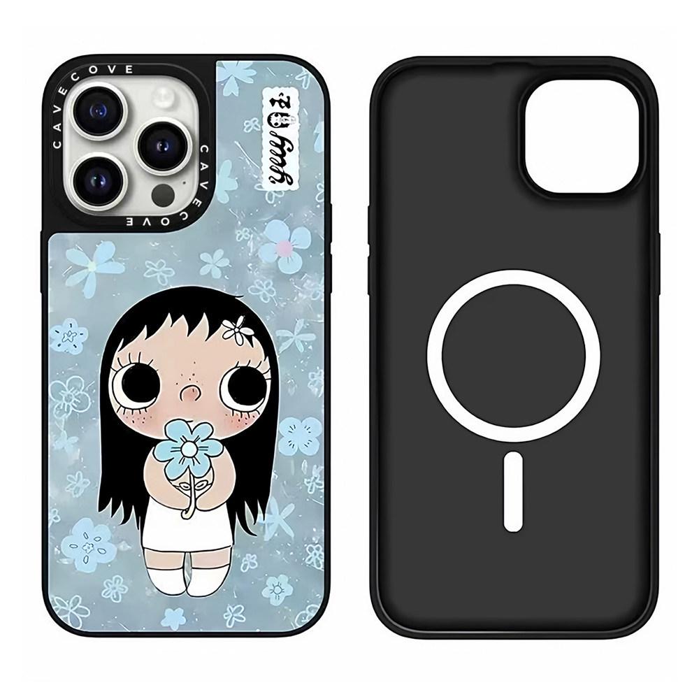 Jade Yuy Apple Phone Case for iPhone 17 Pro Max & 16 Pro Max with Magnetic Absorption - Cute Girl Design