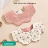 Korean Style 360° Waterproof Baby Bibs - Double-Sided Pure Cotton Gauze