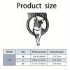 Unique Handmade Custom French Bulldog Metal Wall Decor Art Deco Style Iron Sign Matte Finish Easy Hang