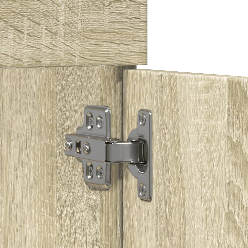 Washbasin Cabinet in Sonoma Oak 90 x 38.5 x 46 cm Particleboard