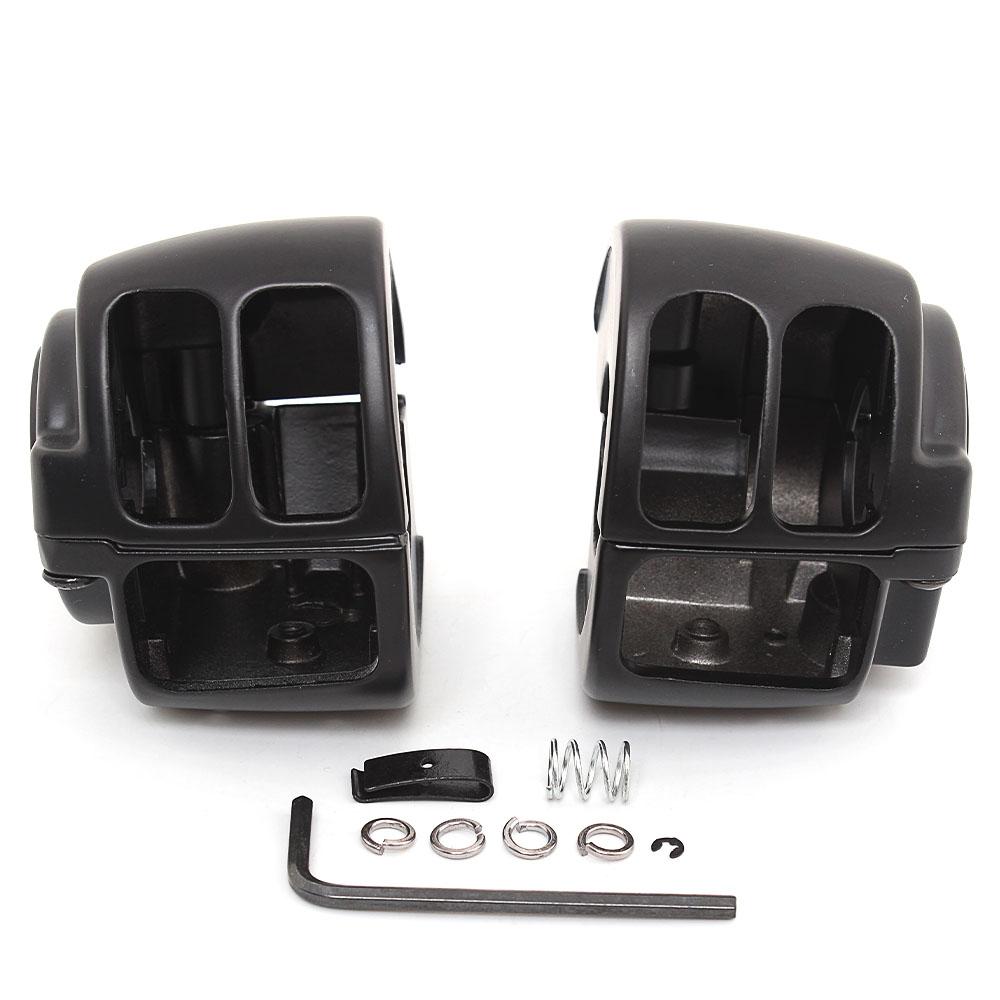 Moto Accessory Handlebar Control Switch Housing Cover Switch Button Cap For Harley Softail Dyna Sportster 1200 883 Touring