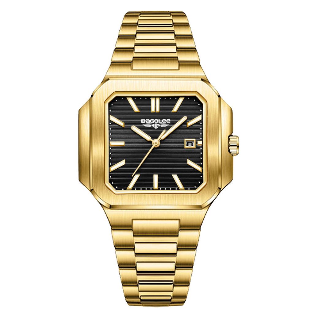 Supply Business Versatile Watch Men's Watch Square Calendar Waterproof Quartz Watch Fashion Men's Watch Business