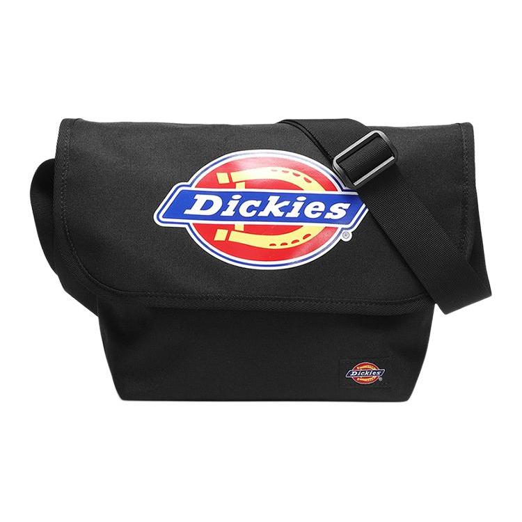

New Dickies Polyester Messenger Bag, Crossbody Bag, Shoulder Bag Unisex Black 192U90LBB35BK02 20.1*11.9*21.1CM