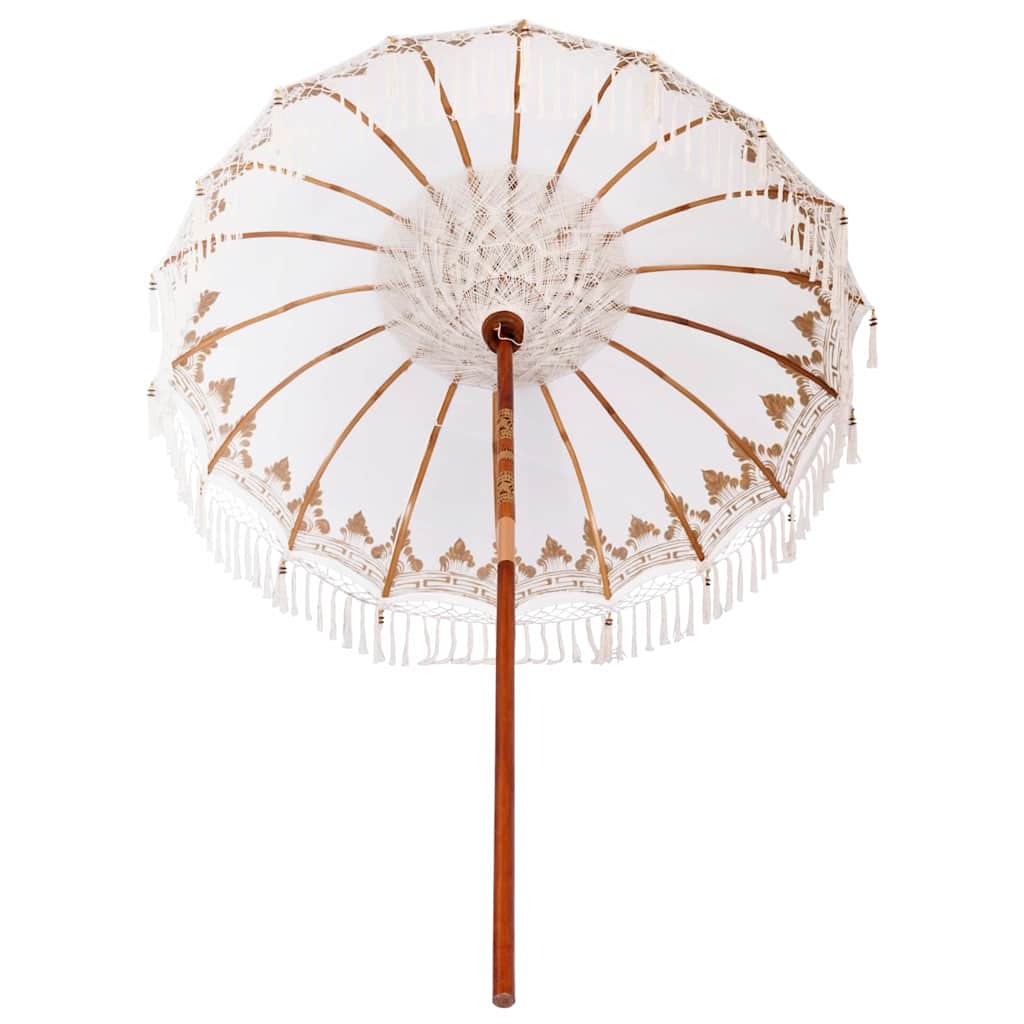 Balinese Sun Umbrella Cream 190 X 190 X 260 Cm