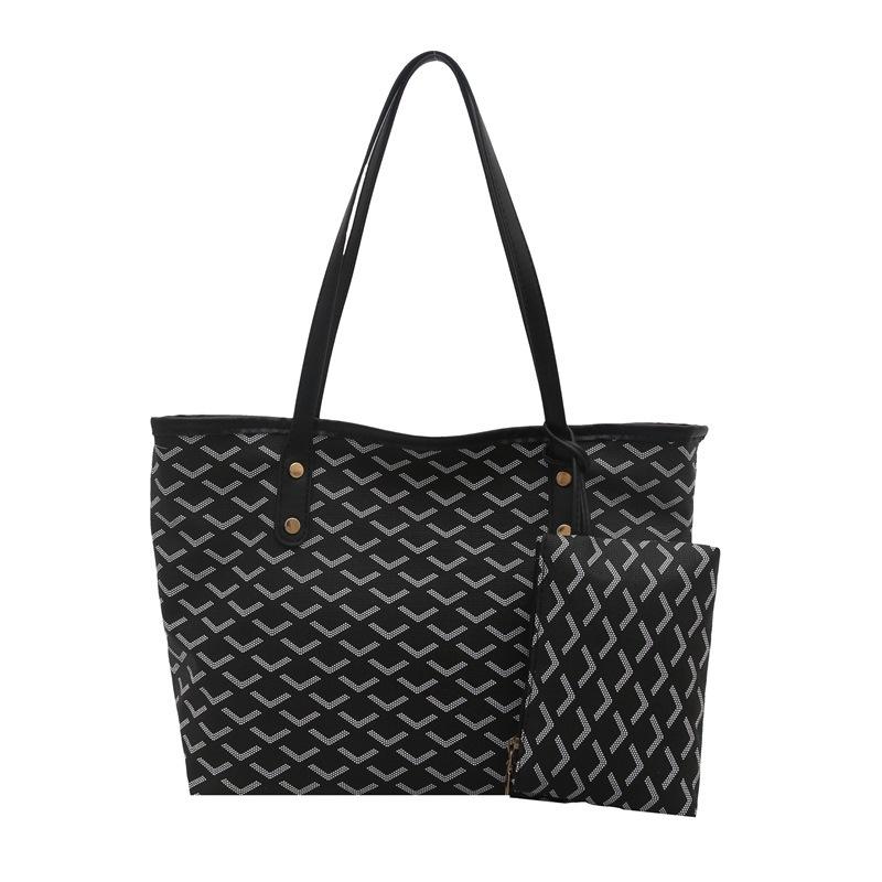 

текстурная сумка женская сумка новая на плечо большая вместимость женская сумка-тоут в виде овощной корзины маленькая сумка чёрный